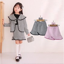 (스타일콘) 여아 입학식옷 신학기룩 정장 스커트 치마(달라)