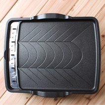 가정용 세척편한 소고기고기불판 삼겹살구이팬 전 부침개팬 기름받이 일체형