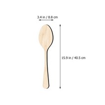 벽주방 사인 장식 나무 포크 먹고 농가 숟가락 견적 소박한 행잉 데칼 스티커 홈 거실, 06 Beige 140.5X8.8X0.5C
