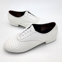 남성댄스화 라틴댄스화 재즈화 댄스스포츠화 스포츠댄스신발, 크림화이트, 볼 한치수 크게, 255