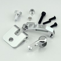 후타바조종기 드론 rc카 오렌지 알루미늄 합금 FPV LCD 모니터 마운트 브래킷 지원 DJI 팬텀 후타바 송신기 실버 용 중력 조절기 포함, [01] WHITE