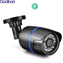 CCTV Gadinan-IP 카메라 8MP 오디오 POE 거리 야외 감시 불릿 동영상 CCTV IR led P2P DC 12V/ 48, 06 48V POE 8MP_03 8mm
