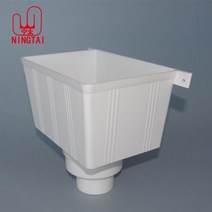 지붕 물받이 처마 수로관 홈통 파이프 사각 입 깔때기 사각 배수관 이음쇠 물 양동이, 귀 없는 빗물통 200개, 1mm