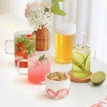 FDN930971홈카페 써머 일자 내열유리 머그 4P세트 (5size), 650ml 4P