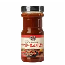 CJ더마켓 만능 소스 황금 소스 양념 장레시피 백설 매콤한 돼지불고기양념 양념 간장 소불고기 돼지고기 전골 840G, 11개