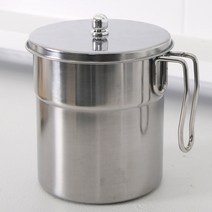 스텐 손잡이 음식물쓰레기통 1.3L 3종 수거형 배수형 결합형 주방 음식물처리수거통, 와이어랙