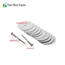 샌딩기 사포 에어 원형 전동 사각 모래 무선 10pcs 목공 톱 블레이드 디스크 + 홈, 32mm
