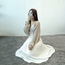 VANANA2 소프트 스판 롱 스커트 주름 플리츠 여성 밴딩 치마 3color