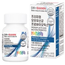 닥터시아닌 프리미엄 모유유산균 프로바이오틱스, 60정, 1개
