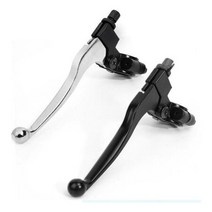 브레이크레버 클러치 핸들 오토바이 ATV 교체 바이크, 1개가격실버 BL09787