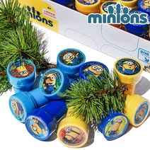 일루미네이션 인기 캐릭터 만년도장 미니언즈 문자/모양 스탬프, multi, 5개