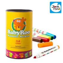 kb 호안미로 물에지워지는마커 베이비루 워셔블마커 12색 08152