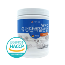 백세식품 WPC유청단백질분말100% 300g통 독일산 HACCP 인증제품, 4+1통, 300g
