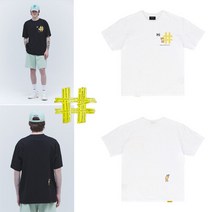 빈트릴 [빈트릴] 하이바이 해시태그 오버핏 반팔 티셔츠 BA232TS022_OF