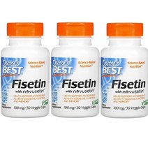 닥터스베스트 피세틴 100mg 노부세틴 함유 30정 베지캡슐 X [3통], 3개, 3개