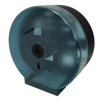 세이크린 심플한 ABS 점보롤 케이스 반투명 네이비 원형, 3개, 1개