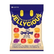 롯데제과 구미당기는 구미 딸기맛 젤리, 66g, 2개