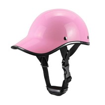 GHSHOP 롤러 스케이트 사이클링 롱보드 인라인 스케이트용 스케이트보드 헬멧 조절 가능한 스트랩 포함, ABS, 분홍
