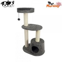 [펫모닝][PMC-CF307] 2기둥 3단 직조캣타워, 상세페이지 참조