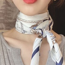 너무 이쁜 쁘띠 스카프 20종 승무원 쉬폰 실크 단체 선물용 여자 여성 악세사리 목도리 머플러