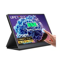 삼성 DEX용 UPERFECT 15.6인치 터치스크린 1080P 휴대용 모니터 배터리 USB C