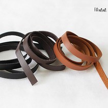 90cm) 10mm 납작가죽끈(3컬러) jgn, 탄브라운