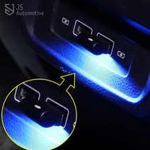 JS automotive 제네시스G80 자동차 실내 USB 무드등 조명 라이트 미니램프 차박 캠핑조명 튜닝 포인트 장식 악세사리 용품, 블랙 1p