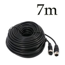24V 자동차 비디오 후면보기 카메라 트럭 트레일러용 항공 연장 케이블 3m / 5m 6m 7m 10m /15m 32FT 4 핀, 12V, 04 7m