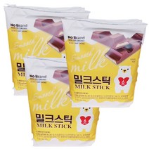 노브랜드 밀크스틱 126g x 3팩 밀크필링이가득 개별포장 사무실회사간식, 1개