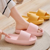 족저근막염 슬리퍼 여성 쿠션 있는 발편한 신발 조리원 무중력 슬리퍼 발안아픈 실내화 거실화, 블랙