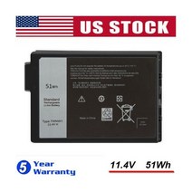 For Dell Latitude 5420 5424 7424 Rugged 11.4V 51Wh 노트북 배터리 GK3D3 7WNW1, For Latitude 7424 RUGGED EXTRE