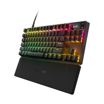 스틸시리즈 Apex Pro TKL (2023) US 기계식 유선 게이밍 키보드 (텐키리스 / RGB / 감도조절 옴니스위치 / 동시입력 / OLED 디스플레이 / 매크로 설정), 64856