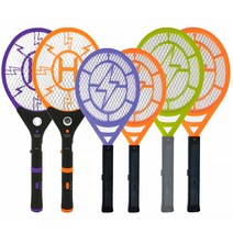 한일 전기모기채 파리채 색상랜덤, 중형, 1개