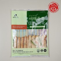 밀가루 NO 프리미엄 부산영자어묵 야채사각 꼬치어묵 2종 1봉 (10개입/ 소스포함), 1개