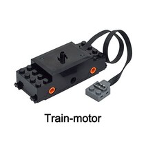 [레고공식] MOC 기술 부품 모터 PF 빌딩 블록 호환 전원 기능 기계 그룹 스플라이싱 X-XL-M-서보 벽돌 완구, [10] Train-motor