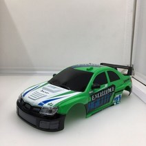 대형rc카 RC 자동차 1/28 바디 쉘 106mm 휠베이스 MINI-Q 미니 Z XRX DRZ HGD1 Kyosho, Subaru 그린(녹색)