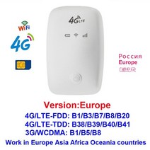 인터넷 공유기 원룸 mf925 잠금 해제 3g 4g wifi 라우터 미니 150mbps mifi 모바일 핫스팟 자동차 usb 휴대용 모뎀 4g lte 라우터 4g sim 카드, 8916 유럽 흰색