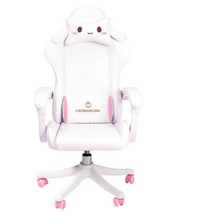 프리미엄 레이싱 컴퓨터 pc방 게이밍의자 슈퍼 편안한 게임 의자 앵커 라이브 방송 회전 소녀를 위한 귀여운 핑크 WCG, Mold 2