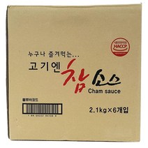 고기엔참소스 2.1KG㈜우리식품 BOX (6), 단품
