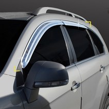 QKB324829에이치넷경동 몰딩 크롬 바이져 윈스톰 캡티바, 본상품선택