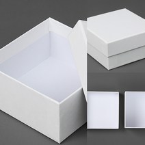 선물상자 (화이트) 크라프트선물상자 종이선물박스 정사각형선물상자