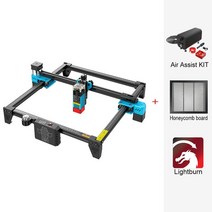 Twotrees TTS-55 Wifi 오프라인 제어 기능 강력한 레이저 조각기 80W 조각 기계 4505nm 블루 라이트 Cnc, [01] EU, [06] TTS-Kit 5, [01] 40W TTS-55