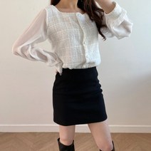 [바보사랑] 겟잇미 리나 베이직 기본 일자핏 미니 스커트 [겟잇미]