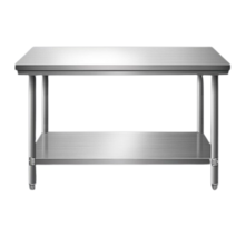 스텐 작업 다이 작업대 주방 보조 테이블 조리대 선반, 길이 60 폭 50 높이 80 두꺼운 2단