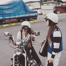 본프리 비틀 쇼티 헬멧 부코 벨 빈티지 클래식바이크 하프페이스 반모 소두핏 슈퍼커브 여자, 블랙