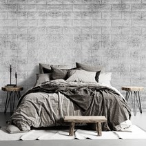 폼블럭벽지 블럭아이 10mmX1mX2.5m_인테리어 필름 벽돌 보온 두꺼운 폼시트지 발포 단열벽지 곰팡이 스티커, 진그레이