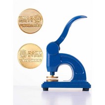 철인 압인기 특수인장 주문제작 로고 각인기 날인기, 40mm 단일 구리 금형 X2