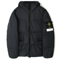 22FW 스톤 크링클랩스 후드 패딩 블랙 771540223