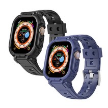 [HAN] bob 워치 빅뱅 일체형 벨트 버클 실리콘 스트랩 밴드 시계줄 Apple