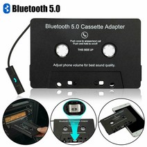 카세트카팩 자동차 카세트 테이프 플레이어 범용 블루투스 5.0 변환기 mp3 스테레오 블루투스 오디오 음악 액세서리 103